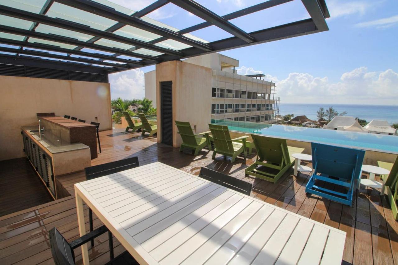 Downtown 2br At 200m With Rooftop And Pool * Playa del Carmen