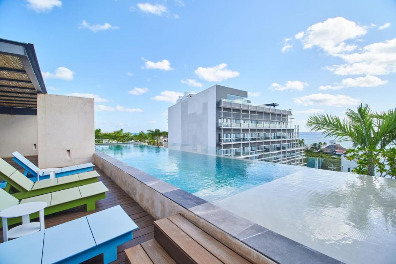 Apartamento Downtown 2br At 200m With Rooftop And Pool Playa del Carmen
